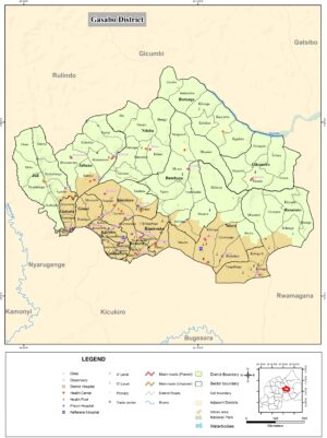 Carte du district de Gasabo