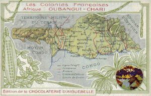 Carte de l’Oubangui-Chari