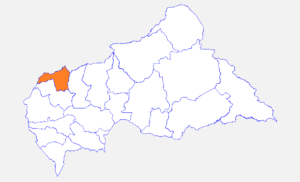 Carte de localisation de la préfecture de Lim-Pendé.