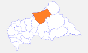 Carte de localisation de la préfecture de Bamingui-Bangoran.