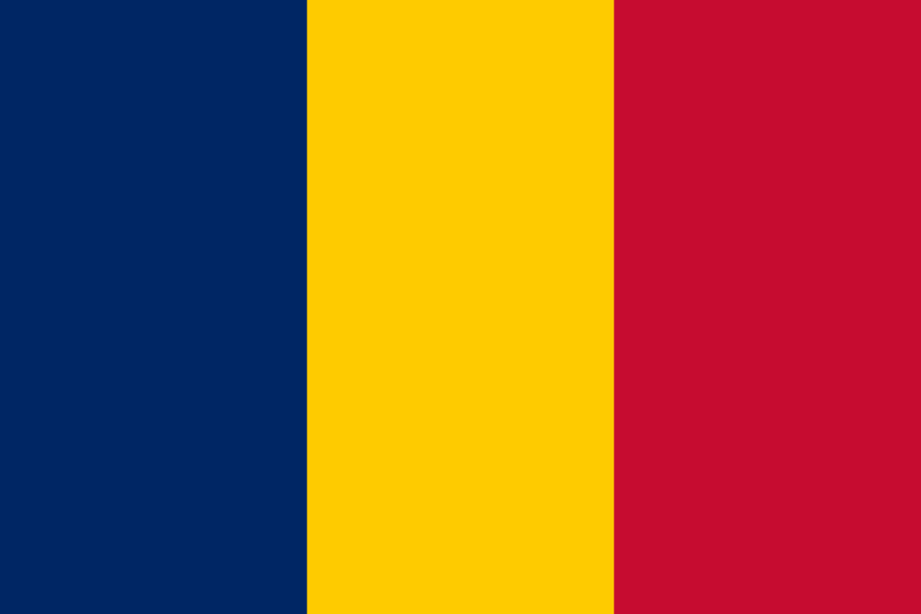 Drapeau du Tchad.