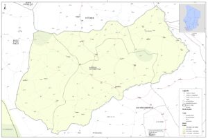 Carte de la province du Logone-Occidental