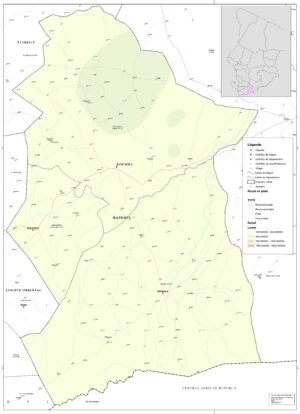 Carte de la province du Mandoul