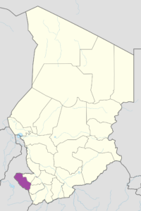 Carte de localisation de la province du Mayo-Kebbi Ouest.