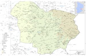 Carte de la province du Ouaddaï