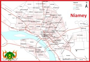 Carte de Niamey