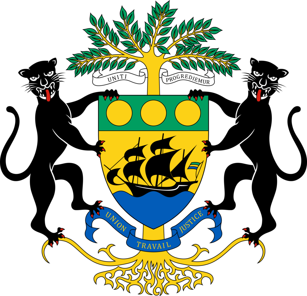 Armoiries du Gabon.