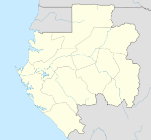Carte vierge du Gabon