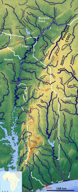 Quels sont les cours d’eau du Togo ?