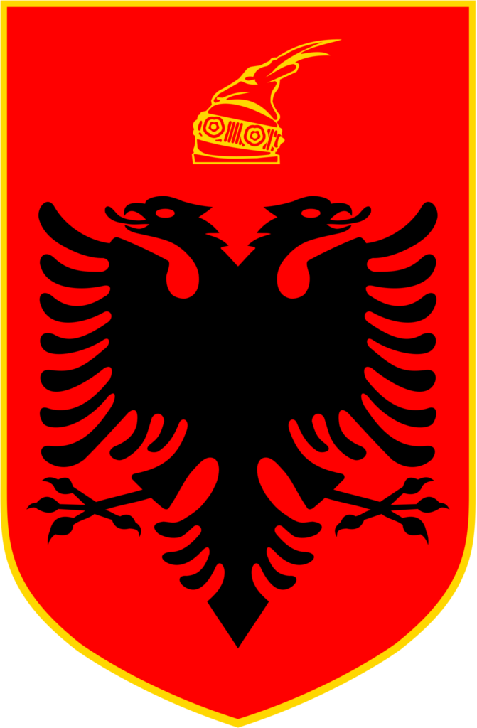 Armoiries de l'Albanie.