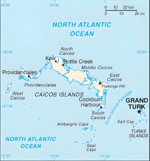 Les principales îles des Îles Turques-et-Caïques