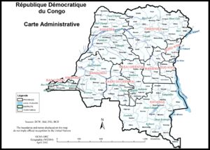 Quels sont les territoires de la RD Congo ?