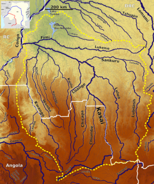 Carte Riviere Rdc Quels sont les cours d’eau de la RDC