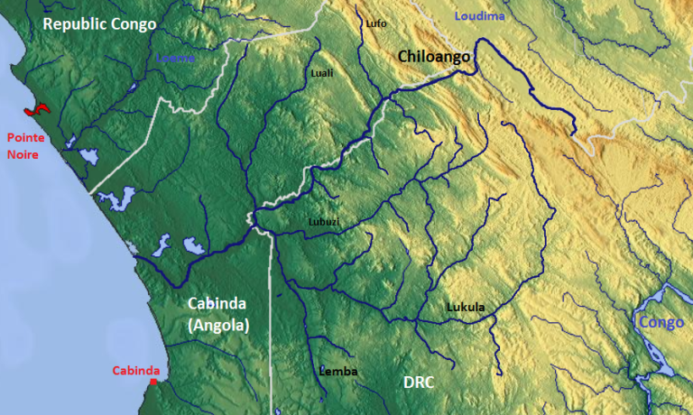 Carte Riviere Rdc Quels sont les cours d’eau de la RDC