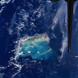 Image satellite des îles Turques-et-Caïques