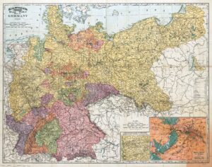Carte de l’Empire allemand