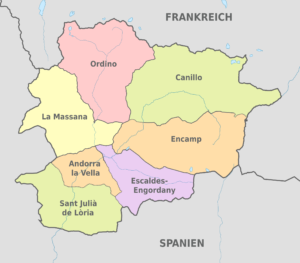 Quelles sont les divisions administratives d’Andorre ?