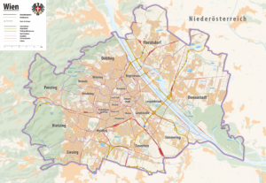 Quels sont les arrondissements de Vienne ?