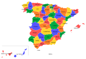 Quelles sont les provinces d’Espagne ?