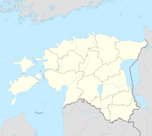 Carte vierge de l’Estonie