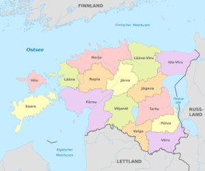 Quels sont les comtés d’Estonie ?