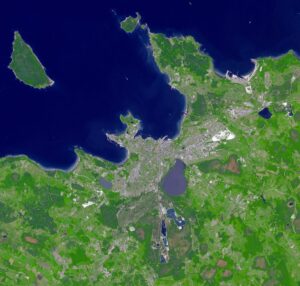 Image satellite de Tallinn.
