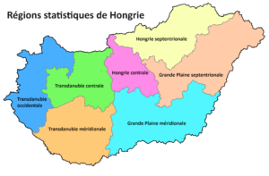 Quelles sont les régions statistiques de la Hongrie ?