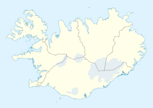 Carte vierge de l’Islande