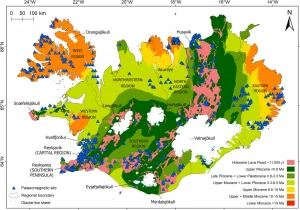 Carte géologique de l’Islande