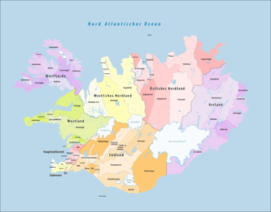 Quelles sont les municipalités d’Islande ?