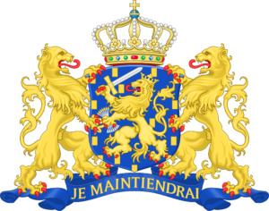 Armoiries d'État des Pays-Bas.