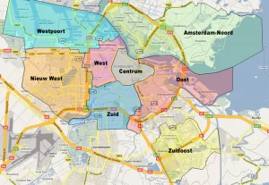 Quels sont les arrondissements d’Amsterdam ?
