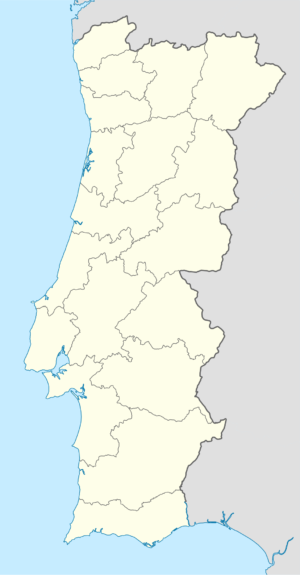 Carte vierge du Portugal