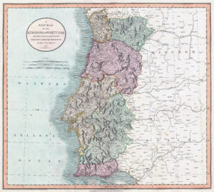 Carte du Royaume du Portugal de 1801