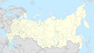 Carte vierge de la Russie