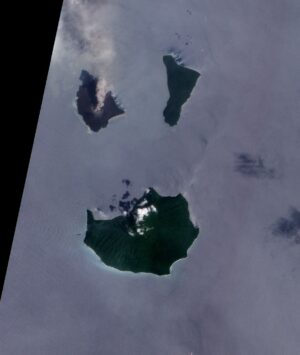 Image satellite d’Anak Krakatoa