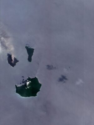 Image satellite d’Anak Krakatoa