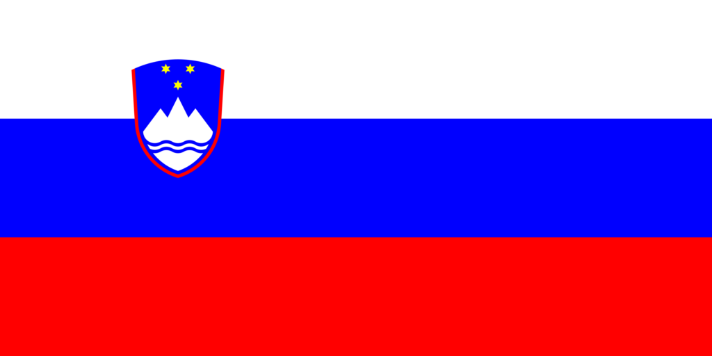 Drapeau de la Slovénie.