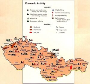 Activité économique de la Tchécoslovaquie.