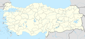 Carte vierge de la Turquie
