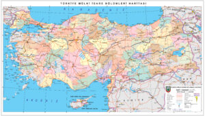 Carte politique de la Turquie