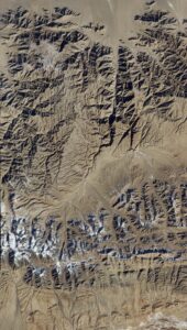 Image satellite du Qinghai.