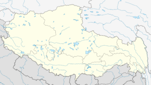 Carte vierge du Tibet