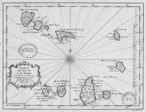 Carte des isles du Cap Verd 1746.