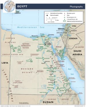 Carte de l’Égypte