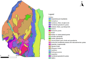 Carte géologique de l’Eswatini