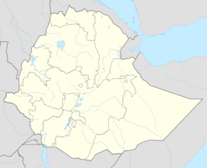 Carte vierge de l’Éthiopie