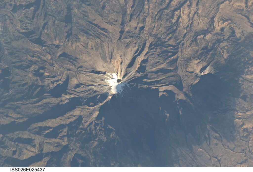 Image satellite du pic d'Orizaba