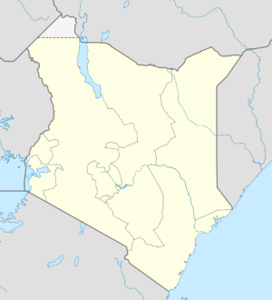 Carte vierge du Kenya