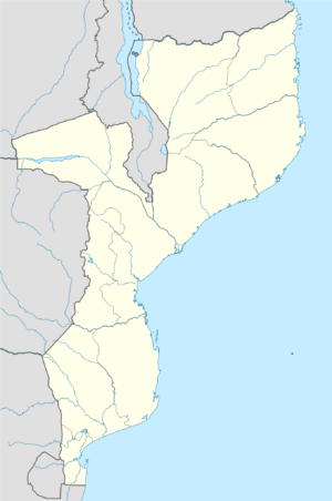 Carte vierge du Mozambique